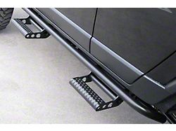 N-Fab Cab Length RKR Side Step Bars; Textured Black (15-22 Colorado Crew Cab)