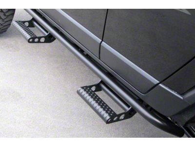 N-Fab Cab Length RKR Side Step Bars; Textured Black (15-22 Colorado Crew Cab)