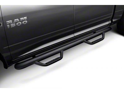 N-Fab Wheel 2 Wheel Nerf Side Step Bars; Textured Black (15-22 Colorado Crew Cab w/ 6-Foot Long Box)