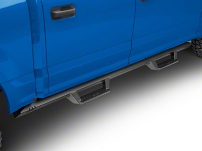 N-Fab EpYx Cab Length Nerf Side Step Bars; Textured Black (15-24 F-150 SuperCrew)