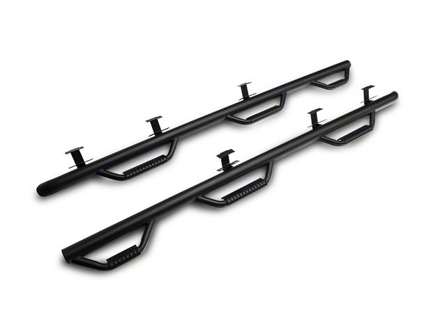 N-Fab Wheel 2 Wheel Bed Access Nerf Side Step Bars; Textured Black (99-03 F-150 SuperCab w/ 6-1/2-Foot Bed)