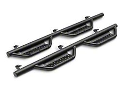 N-Fab Cab Length RS Nerf Side Step Bars; Textured Black (15-26 F-150 SuperCrew)