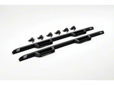 N-Fab EpYx Cab Length Nerf Side Step Bars; Textured Black (17-25 F-350 Super Duty SuperCab)