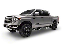 N-Fab Wheel 2 Wheel Nerf Side Step Bars; Textured Black (17-26 F-350 Super Duty SRW SuperCrew)