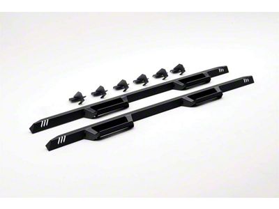 N-Fab EpYx Cab Length Nerf Side Step Bars; Textured Black (17-24 F-350 Super Duty SuperCrew)