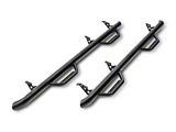 N-Fab Wheel 2 Wheel Bed Access Nerf Side Step Bars; Textured Black (17-26 F-350 Super Duty Regular Cab w/ 8-Foot Bed)