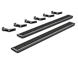 N-Fab Growler Fleet Sure Grip Running Boards; Textured Black (07-18 Sierra 1500 Crew Cab)