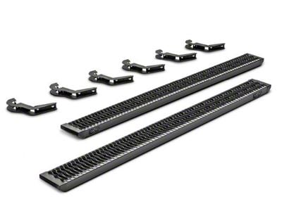 N-Fab Growler Fleet Sure Grip Running Boards; Textured Black (07-18 Silverado 1500 Crew Cab)