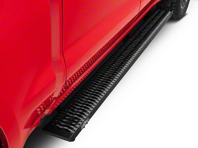 N-Fab Growler Fleet Sure Grip Running Boards; Textured Black (19-24 Silverado 1500 Crew Cab)