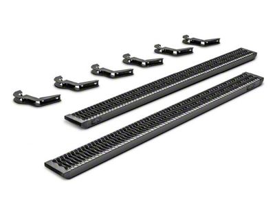 N-Fab Growler Fleet Sure Grip Running Boards; Textured Black (09-14 F-150 SuperCrew)