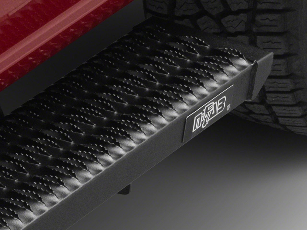 N-Fab F-150 Growler Fleet Sure Grip Running Boards; Textured Black