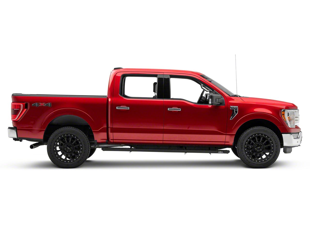 N-Fab F-150 Growler Fleet Sure Grip Running Boards; Textured
