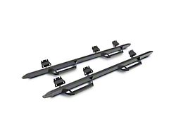 N-Fab Predator Pro Nerf Side Step Bars; Textured Black (19-26 Sierra 1500 Crew Cab)