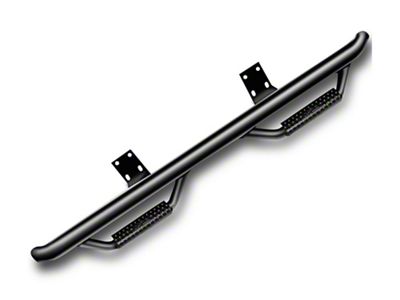 N-Fab Cab Length Nerf Side Step Bars; Textured Black (19-24 RAM 1500 Quad Cab)