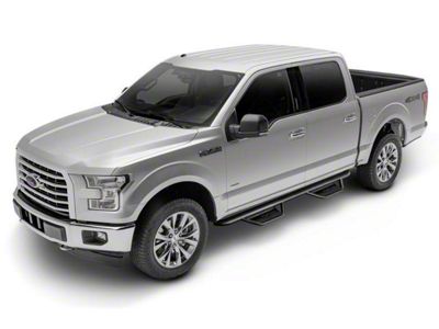N-Fab Cab Length Podium Nerf Side Step Bars; Textured Black (19-25 RAM 1500 Quad Cab)
