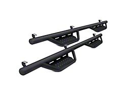 N-Fab Cab Length RS Nerf Side Step Bars; Textured Black (09-18 RAM 1500 Quad Cab)