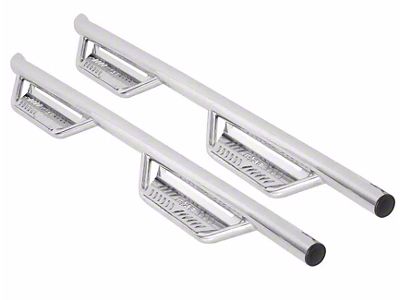 N-Fab Cab Length Podium Nerf Side Step Bars; Polished Stainless (19-24 RAM 2500 Mega Cab)