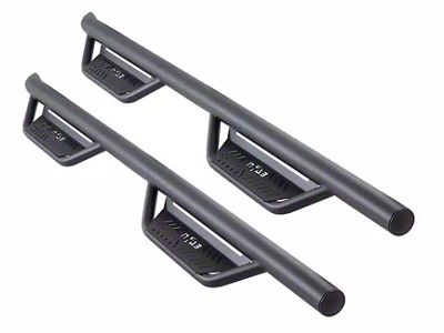 N-Fab Cab Length Podium Nerf Side Step Bars; Textured Black (19-24 RAM 2500 Mega Cab)