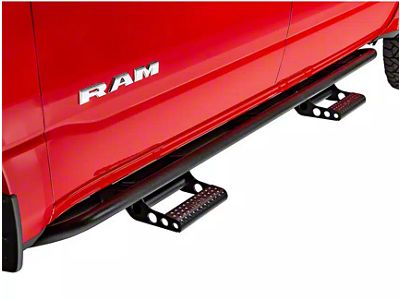 N-Fab Cab Length RKR Side Rails; Textured Black (10-18 RAM 2500 Mega Cab)