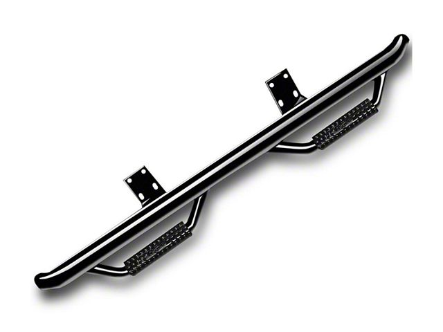 N-Fab Cab Length Nerf Side Step Bars; Gloss Black (19-24 RAM 2500 Crew Cab)