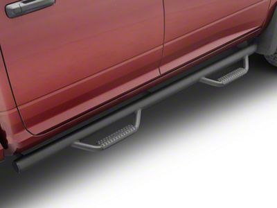 N-Fab Cab Length Nerf Side Step Bars; Textured Black (10-18 RAM 2500 Crew Cab)