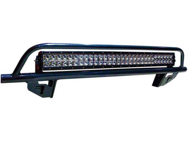 N-Fab O.R. Series Front Light Mount Bar with Multi-Mount; Textured Black (04-16 RAM 3500)