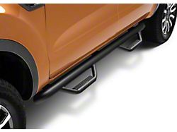 N-Fab Cab Length Nerf Side Step Bars; Textured Black (19-26 Ranger SuperCrew)