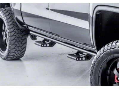 N-Fab Cab Length RKR Side Rails; Textured Black (19-25 Ranger SuperCrew)