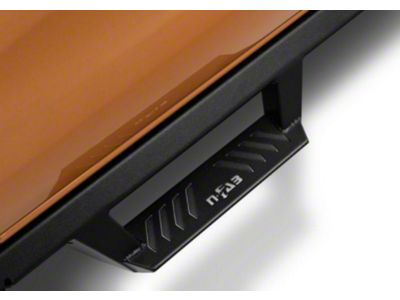 N-Fab EpYx Cab Length Nerf Side Step Bars; Textured Black (19-25 Ranger SuperCrew)