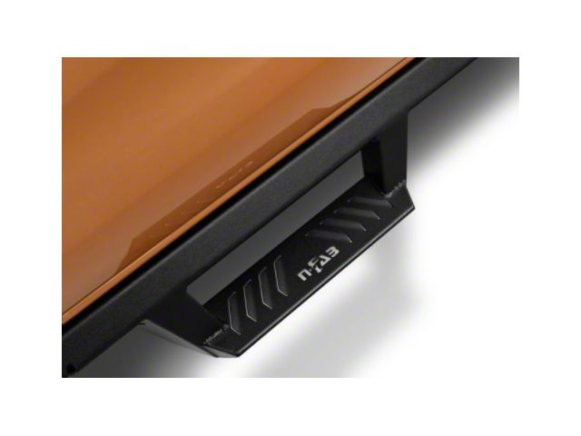 N-Fab EpYx Cab Length Nerf Side Step Bars; Textured Black (19-24 Ranger SuperCrew)