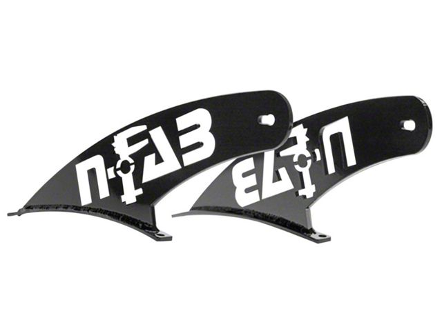 N-Fab 49 Series LED Light Bar Roof Top Light Bar Mount; Gloss Black (07-13 Sierra 1500)
