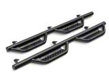 N-Fab Cab Length RS Nerf Side Step Bars; Textured Black (19-26 Sierra 1500 Crew Cab)