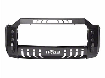 N-Fab HVM Bull Bar; Textured Black (19-21 Sierra 1500; 2022 Sierra 1500 Limited)