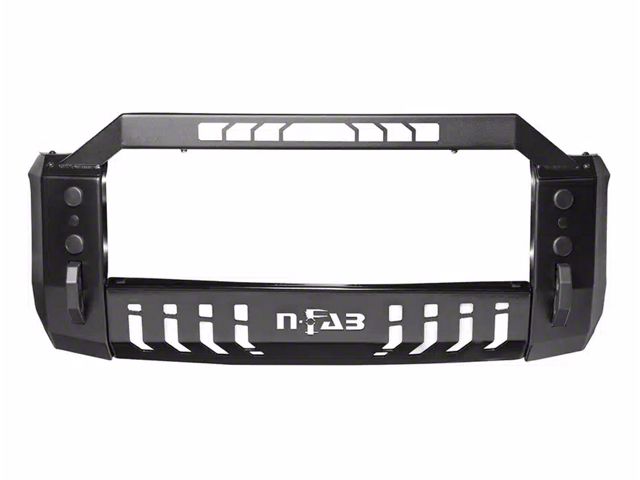 N-Fab HVM Bull Bar; Textured Black (19-21 Sierra 1500; 2022 Sierra 1500 Limited)