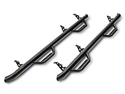 N-Fab Wheel 2 Wheel Bed Access Nerf Side Step Bars; Textured Black (11-13 Sierra 1500 Regular Cab w/ 8-Foot Long Box)