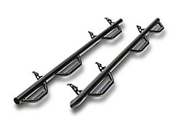 N-Fab Wheel 2 Wheel Bed Access Nerf Side Step Bars; Textured Black (19-26 Sierra 1500 Double Cab)