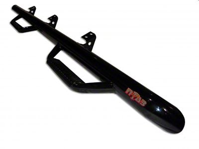 N-Fab Wheel 2 Wheel Bed Access Nerf Side Step Bars; Textured Black (99-06 Sierra 1500)