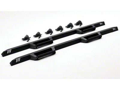 N-Fab EpYx Cab Length Nerf Side Step Bars; Textured Black (11-19 Sierra 2500 HD Extended/Double Cab)