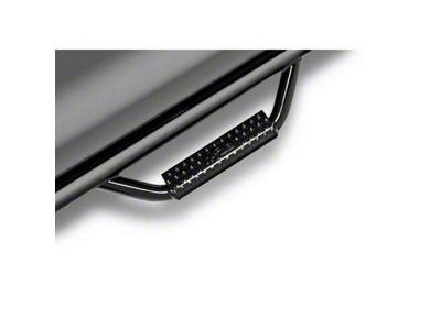 N-Fab Cab Length Nerf Side Step Bars; Textured Black (20-25 Sierra 3500 HD Regular Cab)