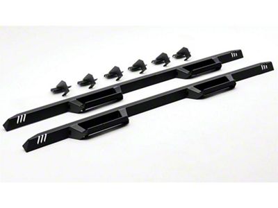 N-Fab EpYx Cab Length Nerf Side Step Bars; Textured Black (11-18 Sierra 3500 HD Extended/Double Cab)