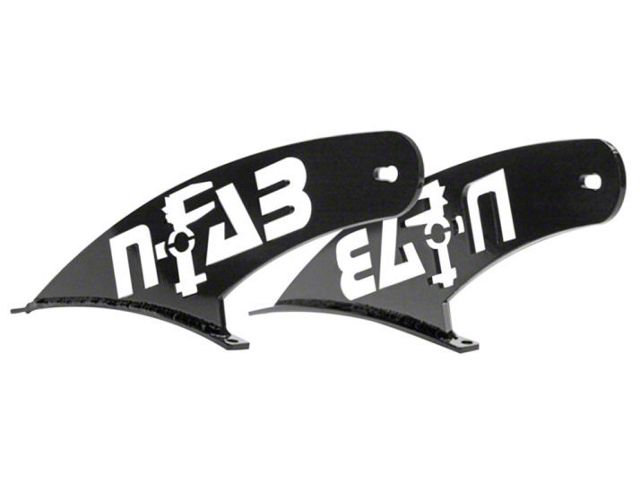 N-Fab 50 Series LED Light Bar Roof Top Light Bar Mount; Textured Black (15-19 Sierra 3500 HD)