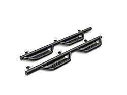 N-Fab Cab Length RS Nerf Side Step Bars; Textured Black (20-25 Sierra 3500 HD Crew Cab)