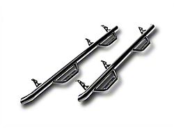 N-Fab Cab Length Nerf Side Step Bars; Textured Black (20-26 Sierra 3500 HD Double Cab)