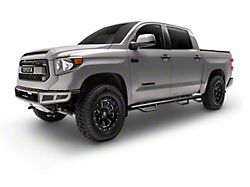 N-Fab Wheel 2 Wheel Bed Access Nerf Side Step Bars; Textured Black (17-19 Sierra 3500 HD Crew Cab w/ 6.50-Foot Standard Box)