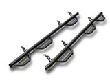 N-Fab Wheel 2 Wheel Bed Access Nerf Side Step Bars; Textured Black (19-26 Silverado 1500 Double Cab)