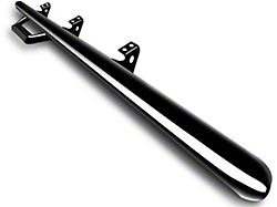N-Fab Cab Length Nerf Side Step Bars; Gloss Black (20-26 Silverado 2500 HD Regular Cab)