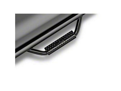N-Fab Cab Length Nerf Side Step Bars; Textured Black (20-25 Silverado 2500 HD Regular Cab)