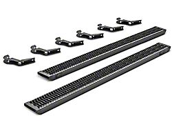 N-Fab Growler Fleet Sure Grip Running Boards; Textured Black (11-16 Silverado 2500 HD Crew Cab)
