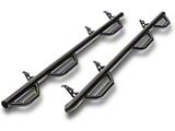 N-Fab Wheel 2 Wheel Bed Access Nerf Side Step Bars; Textured Black (15-19 Silverado 2500 HD Crew Cab w/ 6.50-Foot Standard Box)