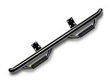 N-Fab Cab Length Nerf Side Step Bars; Gloss Black (20-25 Silverado 2500 HD Crew Cab)